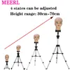 Wig Stand Mini tripod wig holder Adjustable metal hair training Mannequin head wig holder No slider wig 230715