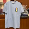 T-shirts pour hommes arc-en-ciel coloré bloc Puzzle imprimer T-shirts CASABLANCA coton de haute qualité 3XL T-shirt à manches courtes pour hommes femmes 230714