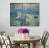 Platteland Landschap Canvas Kunst Zonsopgang De Zee Claude Monet Schilderij Impressionistisch Home Decor