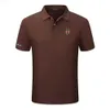 Мужские футболки хлопковые высококачественные летние бренды Tops Tees Mens Polo Рубашки с коротким рукавом. Футболка для лацката мужская мода Polos Homme RL L230715