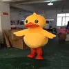 2019 High quality Adorable Big Yellow Rubber Duck Mascot Costume Cartoon Performing Adult Size240k