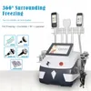 Fat Freeze Cryolipolysis Machine 6 Handles Cryotherapy Cool Shaping Lipo Cavitation Vacuum Skin Tightening Cryo Body Slimming