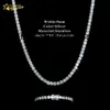 Gioielli Collane con ciondolo Prezzo di fabbrica Iced Out 2mm 3mm 4mm 5mm 6.5mm Vvs 925 Sterling Silver Moissanite Tennis Chain Bracciale Donna Nuziale