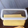 Storage Bottles Clear Butter Dish With Lid Container Cutter Keeper Covered To Keep Fresh And
