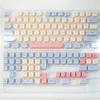 キーボードMarshmallow 132 Keys Keycaps PBT DYE SUBLIMATION XDAプロファイルフィット61/64/68/87/96/104/108キーボードXDAキーキャップ230715