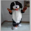 Halloween Berner Sennenhond Mascot Kostuum Cartoon herdershond Anime thema karakter Kerst Carnaval Party Fancy Dress Adul2125