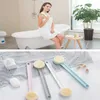 Long-handled Bath Brush Bath Towel Nylon Hair Bath Brush Soft-bristle Brush Sponges and Brushes Bathroom Accessories L230704