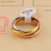 Designer Ring Rings Classic Three-rings Ring for Men Women Couple Fashion Simple Style Rings with Three Colors Rose Gold Rings