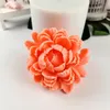 Bakningsformar 3D pionblommor form silikon mögel kaka chokladljus tvål mögel diy aromatherarpy hushållsdekoration hantverk t283u