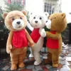 2019 Factory direct teddy bear mascot costume for adult to wear for with 5 colour for choice277h