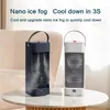 Humidifiers New Xiaomi Portable Air Conditioner Mini Air Cooler Portable Air Conditioning for Office 3 Gear Speed Air Cooling Fan Humidifier