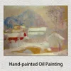 Paysage norvégien Sandviken Claude Monet peinture à la main Reproduction à l'huile paysage toile Art de haute qualité