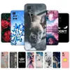 W przypadku Redmi 10 Case Silicon Tylna okładka Telefon Xiaomi Soft 6,5 cala 2022 zderzak ETUI Black TPU Case