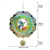 정원 장식 실외 바람 방울이 3D 바람 회전 용 실내 야외 금속 벽 행 정원 스피너 키네틱 야드 예술 장식 나무 l230715