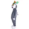 2019 Nowy Madagaskar King Julian Lemur Lemuroid Lemuridae Mascot Costume Cartoon Charactte Mascotte dla dorosłych Halloween212U