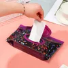 Tissue Boxes Napkins Cute Wet Wipes Bag with Snap-Strap Flip Cover Cosmetic Pouch Tissue Box Baby Product Carrying Case Outdoor Stroller Accessories R230714