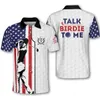 Men's T-Shirts Jumeast Polo Shirts American Patriot Flag Swing Eagle Men White Mesh T Shirt Repeat Skull Sport Tops Aesthetic Clothes Gift L230715