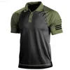 T-shirts pour hommes Nouveaux hommes Polo à manches courtes Drapeau américain Imprimer Sports de plein air T-shirts pour hommes Été Col rabattu Boutons T-shirts pour hommes Tops L230715