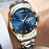 Classic Bussiness Quartz Mens Watches Complete Calendar High Definition Luminous Diamond Dial Stainless Steel Wearproof Watch Avai331Z