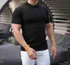 Men's T-Shirts Elastic Vertical Stripe Polo Shirt Men Shorts Sleeve Solid Slim Casual Tees Summer Exercise Fitness POLO Tshirts Tops For Mens L230715