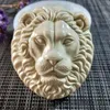 DW0137 Przy Animals Lion Head Silicone Silicone Polly Polm Plomt Prompled Создание плесени свеча силиконовая плесень смола глиня