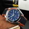 Новая роскошная лучшая бренда Omegx Ocean Universe Seamastex серия Mens Watch Sapphire Mirror Calendar Автоматический механический дизайнер