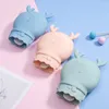 Bouteilles d'eau Injection Cartoon Silicon Plazons Sacs Portable Sac à main Warm Baby Belly Explosion -proof Bottle