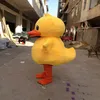 2019 High quality Adorable Big Yellow Rubber Duck Mascot Costume Cartoon Performing Adult Size240k