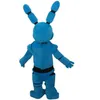 2018 Factory ive Nights At Freddy's FNAF Blue Bonnie Dog Mascot Costume Fancy Party Dress Halloween Costumes259r