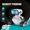 RC Robot Ebo Robot Toys Rechargeable RC Robot To Kids Boys and Girls Remote Control Toy With Music and LED Eyes Gift For Children's 230714