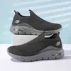 Scarpe da ginnastica grandi da donna da uomo Nero Grigio Blu Scarpe da ginnastica sportive casual traspiranti Scarpe da passeggio per giovani