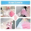 Five Fingers Bath Gloves Exfoliating Mitt Glove Scrub Body Massage SPA Foam Back Bathing Cleaning Gloves Bathroom Accessories L230704