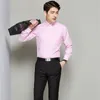 Мужские платья рубашки Blusas Mujer Moda 2023 Men Camisa Business Wedding Black White Blue Blue Red Formal Formalsman 7xl 8xl Slim Fit fit