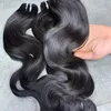1 wiązki Zatrudnij fala ciała surowe nieprzetworzone wiązki włosów hurtowe ludzkie włosy Pakiet przedłużający się surowe wietnamskie wiązki włosów
