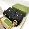 Designer handväska damer vintage pärla utsmyckad handväska kedja mynt handväska axelväska crossbody handväska