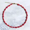 Choker Handmade Irregular Coral Beaded Necklace High Quality Natural Collar Banquet Wedding Bride Accessories Gift Wholesale