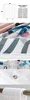 Rideaux de douche Géométrie abstraite Noir Blanc Rouge Rideau de douche Bloc 3D Cadre élégant Tissu décoratif moderne Salle de bains avec crochet gris 230714