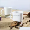 Tazze Tazza in ceramica Caffè bianco Latte Biscotti Dessert Tazza da 250 ml Kka3109 Cookie Home Side Per tasche Supporto da ufficio 1428 V2 Drop Delive Dhthk