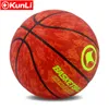 Palle palla da basket originale kunli KLBA 201 Marca Materiale PU fuso genuino di alta qualità Dimensione ufficiale 7 Pallacanestro 230715