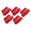 Dog Apparel Socks Christmas Red Tło dla wnętrza