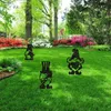 Садовые украшения металлические садовые статуи силуэт полой гном кольцы гномы на открытые вывески садовые гномы День независимости