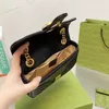 catena di alta qualità Tracolla a tracolla Borsa a tracolla luxurys Designer Marmont Pochette da sera Borsa da donna da uomo in vera pelle 3 taglie Borsa a mano classica Totes