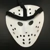 Vita porösa män maskerar Jason Voorhees Freddy Horror Movie Hockey Scary Masks For Party Women Masquerade Costumes245a
