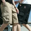 Мужские шорты летние военные грузовые сплошные много карманные повседневные рабочие брюки мужские тактические бегуны 230714
