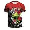 Halloween Skull Digital Printed Clothing Heren T-shirt Street Trend