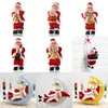 Elektronisch Santa Speelgoed 27cm Kerst Elektrische Muziek Oude Man Klimladder Kerst Muziek Oude Man Kerstcadeaus Xmas Decoration243K