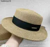 日本と韓国の整頓された小さな香りの麦わら帽子女性の夏のファッション日焼け止め帽子ビーチ日焼け止めフラットブリミドストローハットサンハット