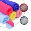 Nylon Wash Cloth Bath Towel Beauty Body Skin Exfoliating Shower Bathroom Washing Scrubbers Bath Brushes Sponges Bathroom Product L230704