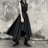 Women's Blouses Design Small Irregular Sleeveless Shirt With Dress Tied To The Summer High-waisted Temperament Hepburn Style Long Skirt