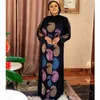 Abaya Kimono Cardigan Dubai Turkey Hidżab Sukienki Abayas Afrykańskie sukienki dla kobiet Islam Odzież Caftan de Moda Musulmana2590